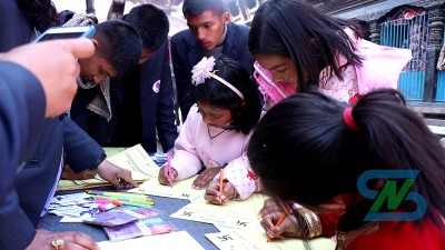  विद्याकी देवी सरस्वती पुजिँदै [फोटो फिचर] 